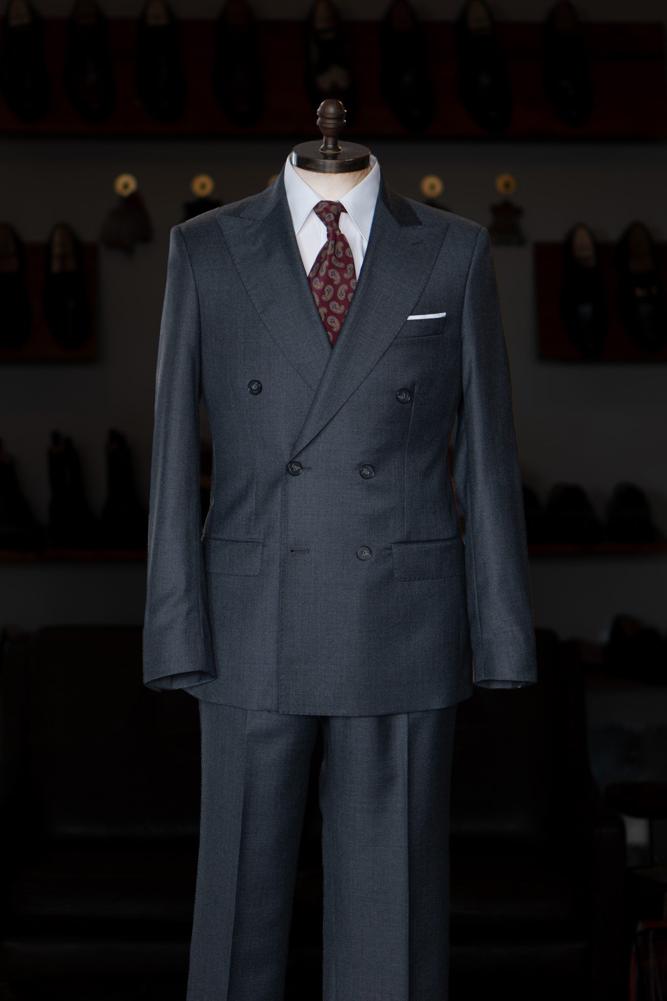 The Classic - Dobbeltradet - VBC - Grey twill