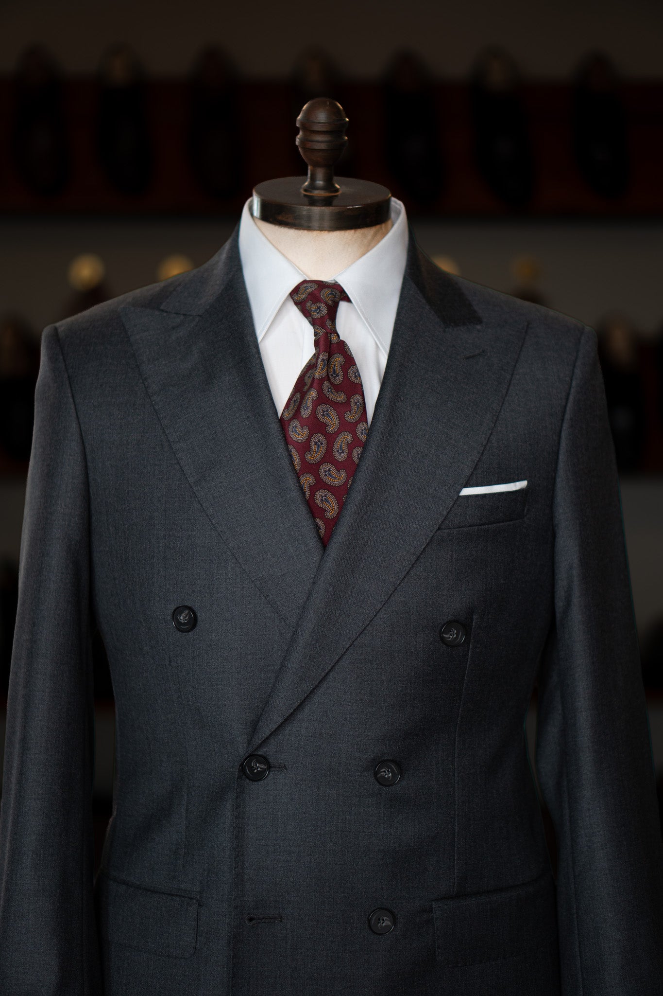 The Classic - Dobbeltradet - VBC - Grey twill