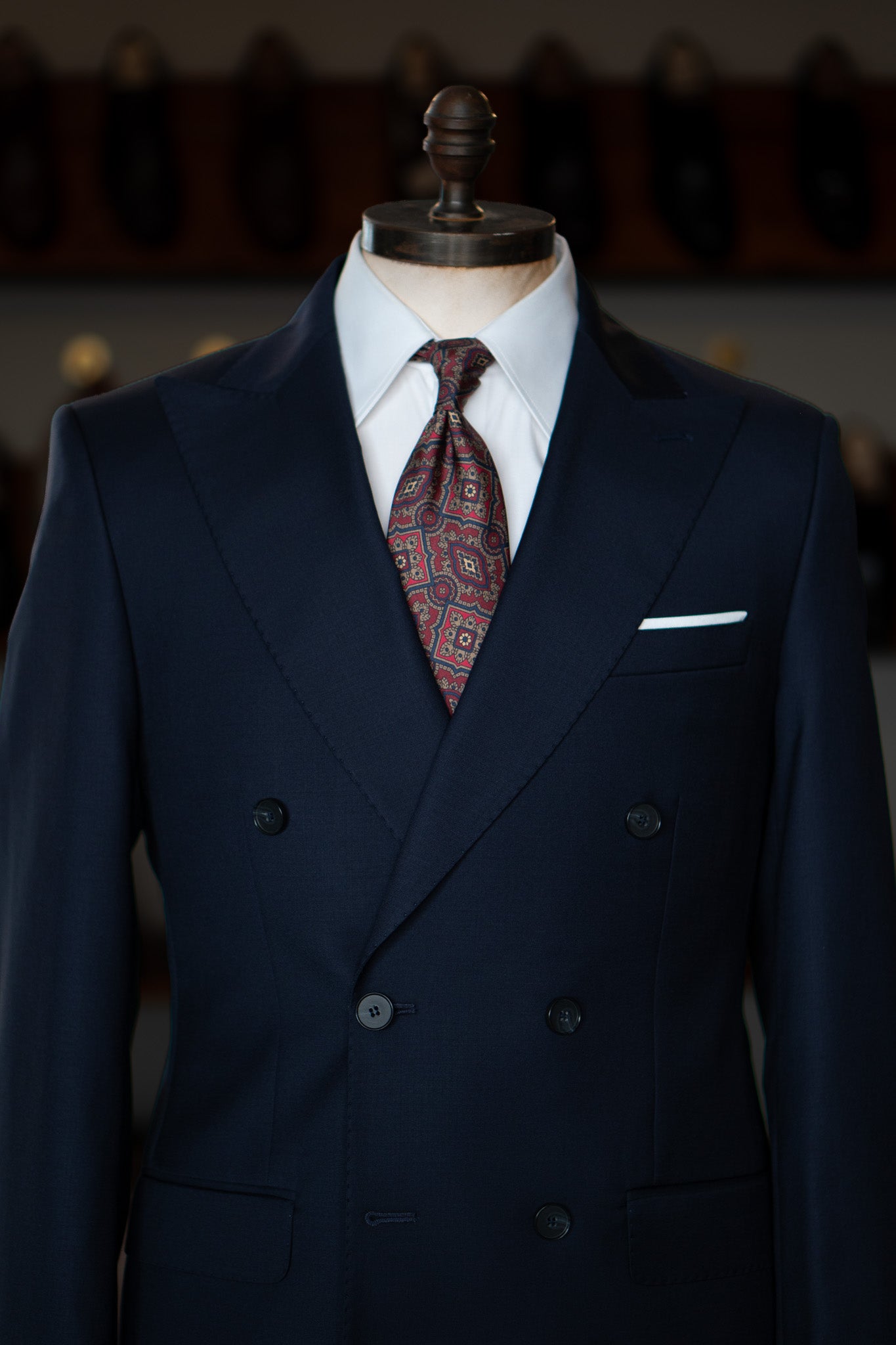 The Classic - Dobbeltradet - VBC - Navy Twill
