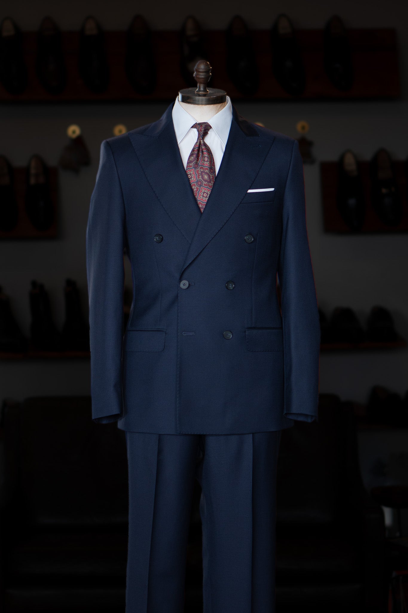 The Classic - Dobbeltradet - VBC - Navy Twill