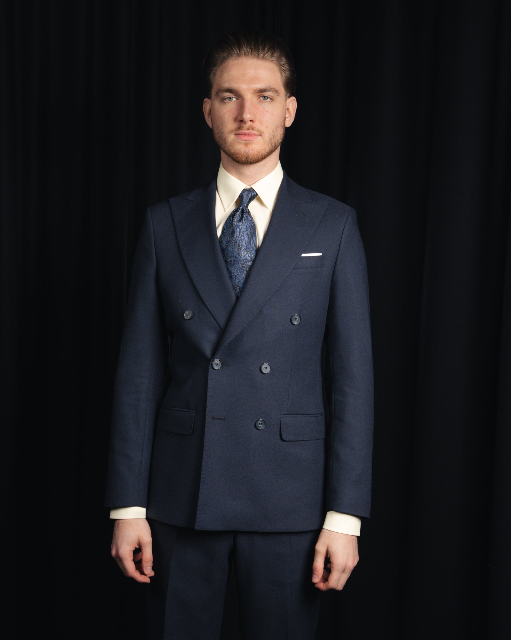 Donny - 4ply Uld - Rogna - Navy