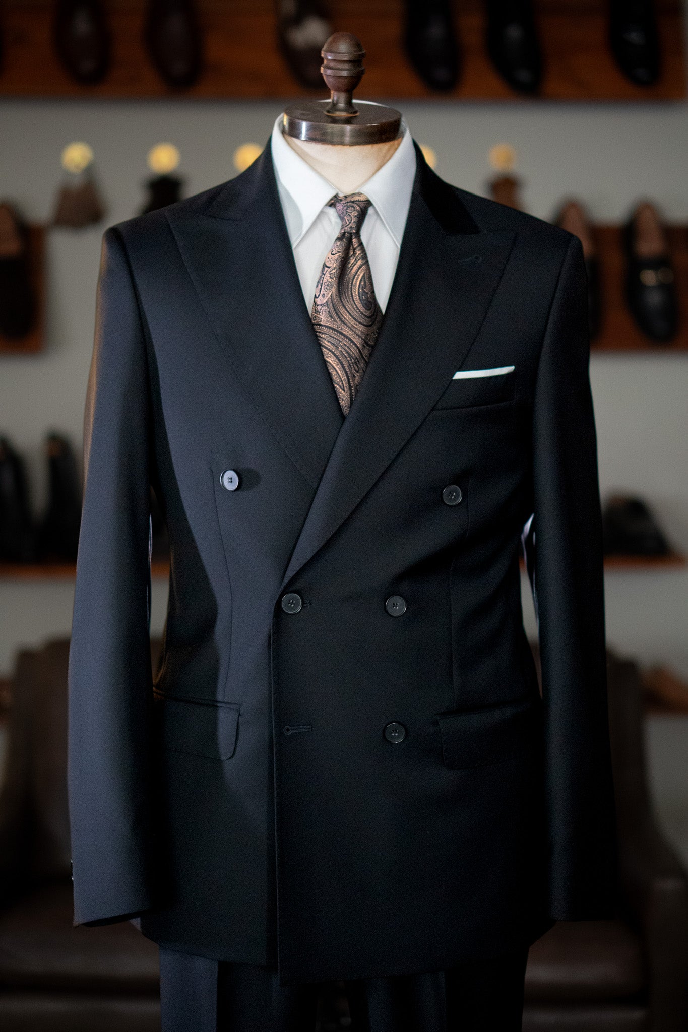 The Classic - Dobbeltradet - VBC - Black Twill