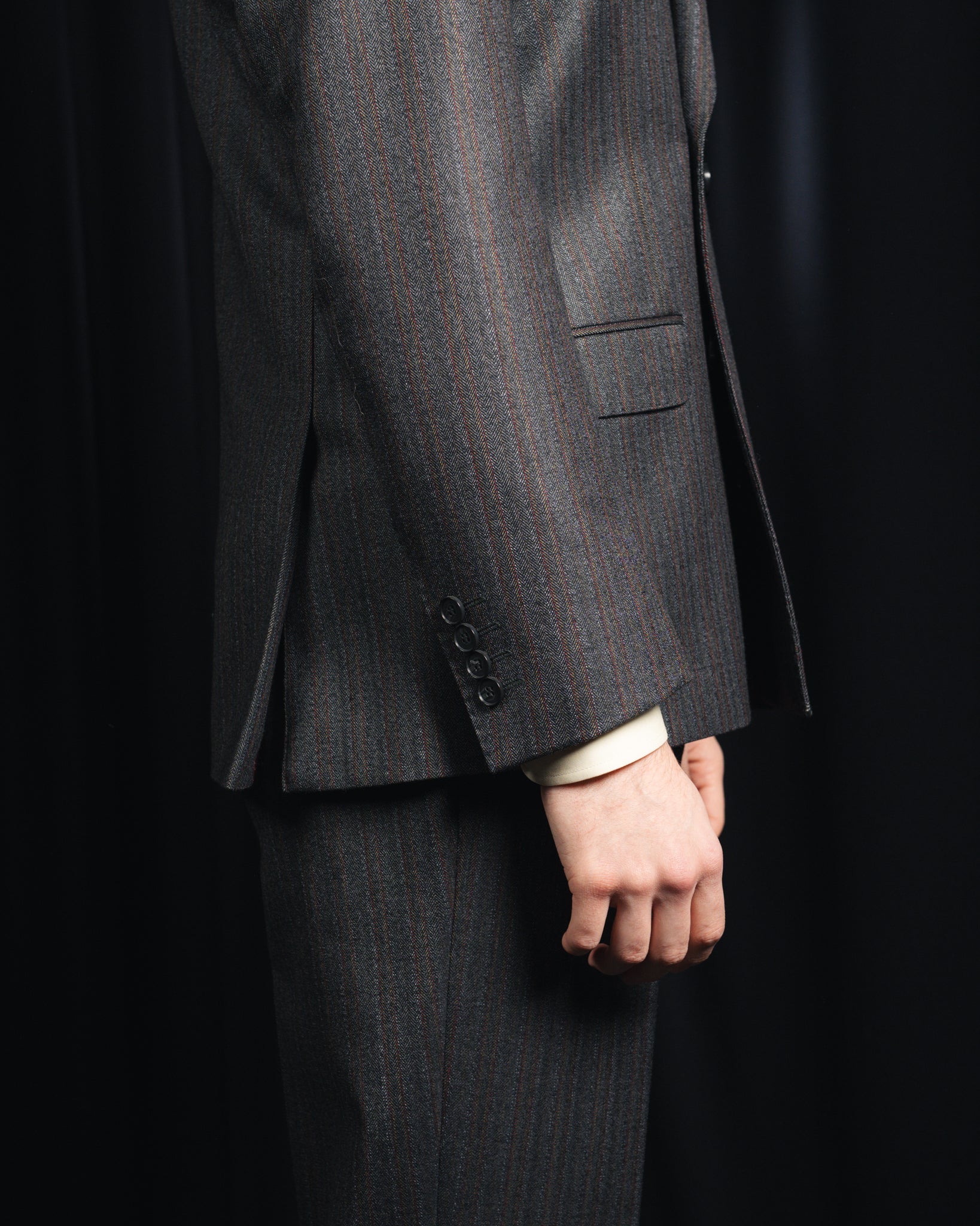 Suit - Double-breasted - Wool - Standeven - Grey heritage