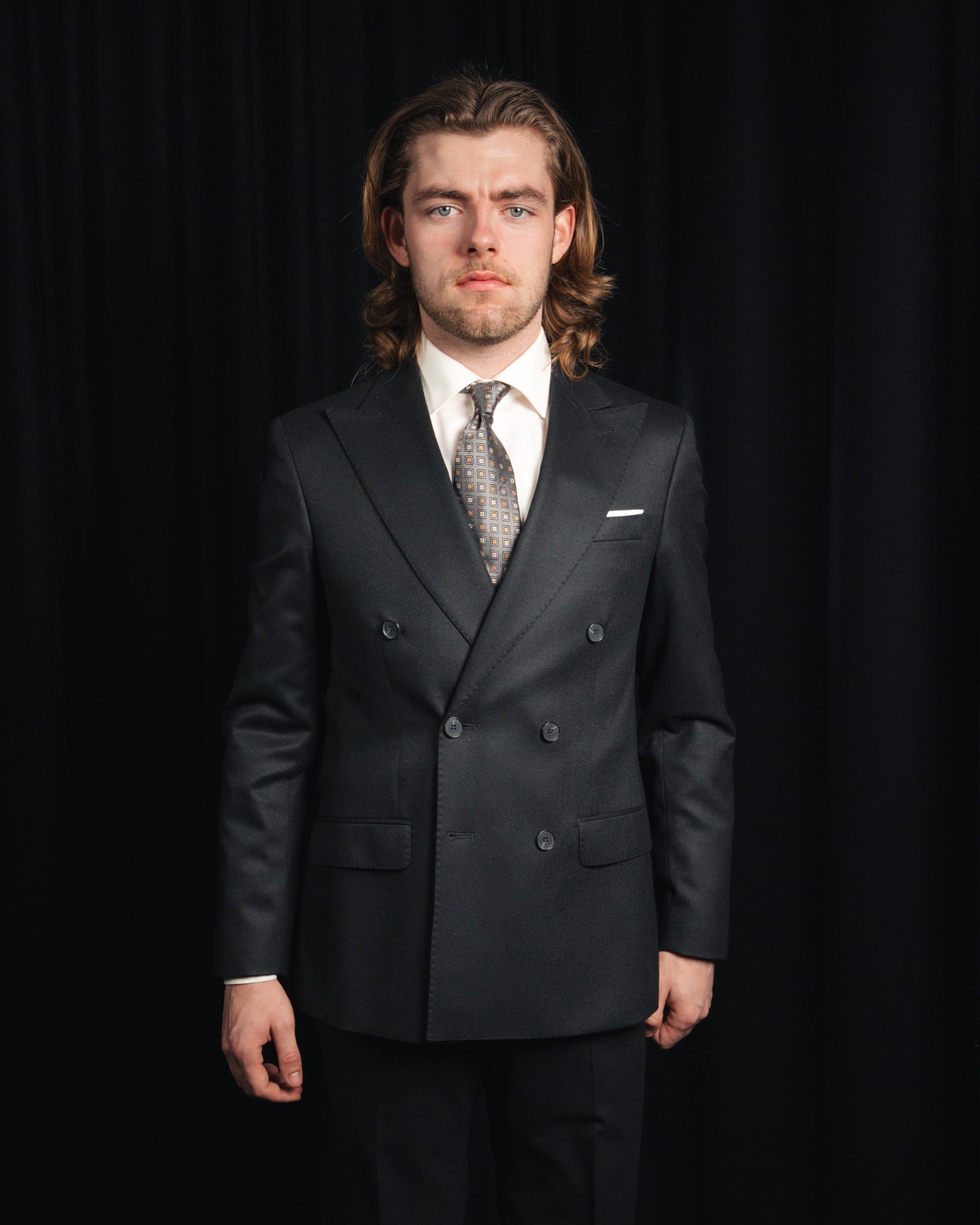 Donny - Uld - VBC - Sort Flannel