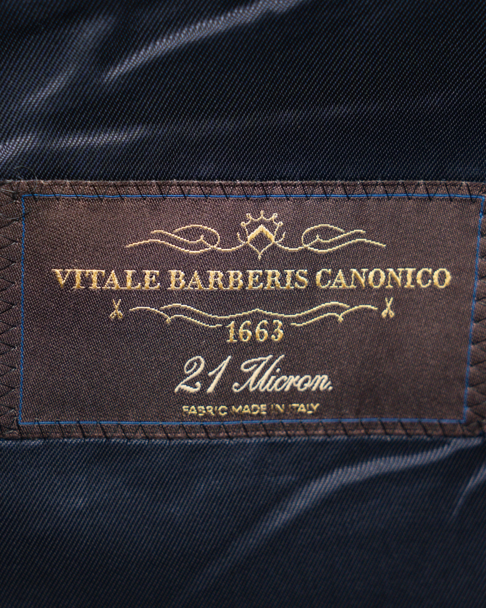 Donny - Wool - VBC - Navy Pinstripe Flannel