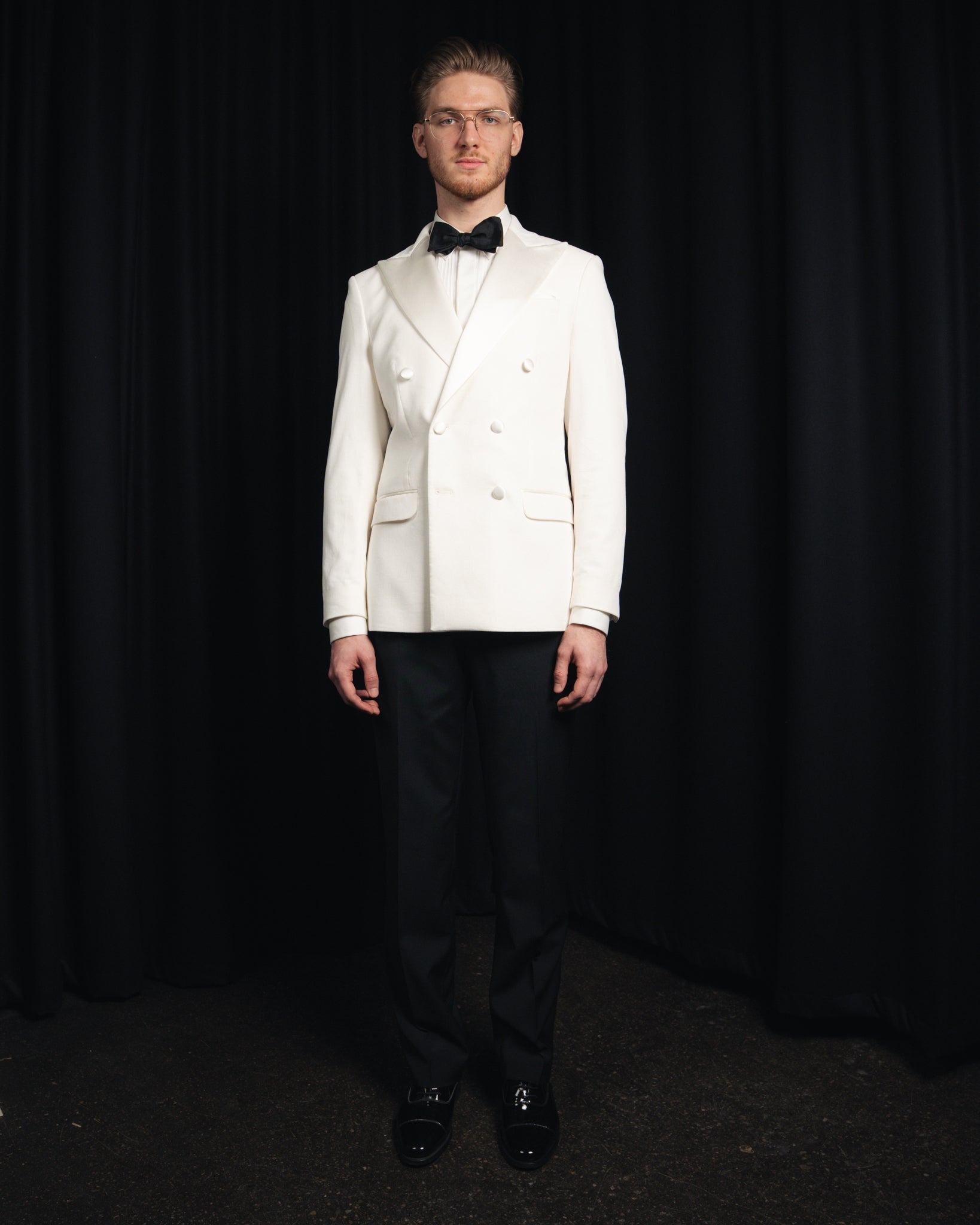 Donny - Velor - Off White - Double row