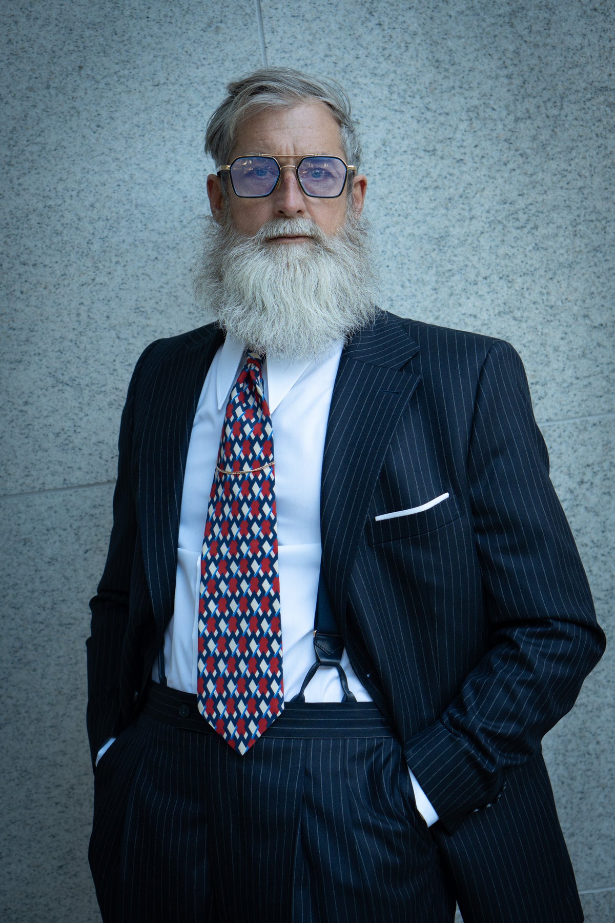 Josh - Uld - VBC - Navy Pinstripe Flannel