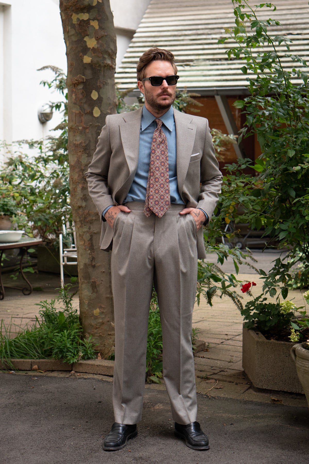 The Classic - Enkeltradet - Flannel - Sand