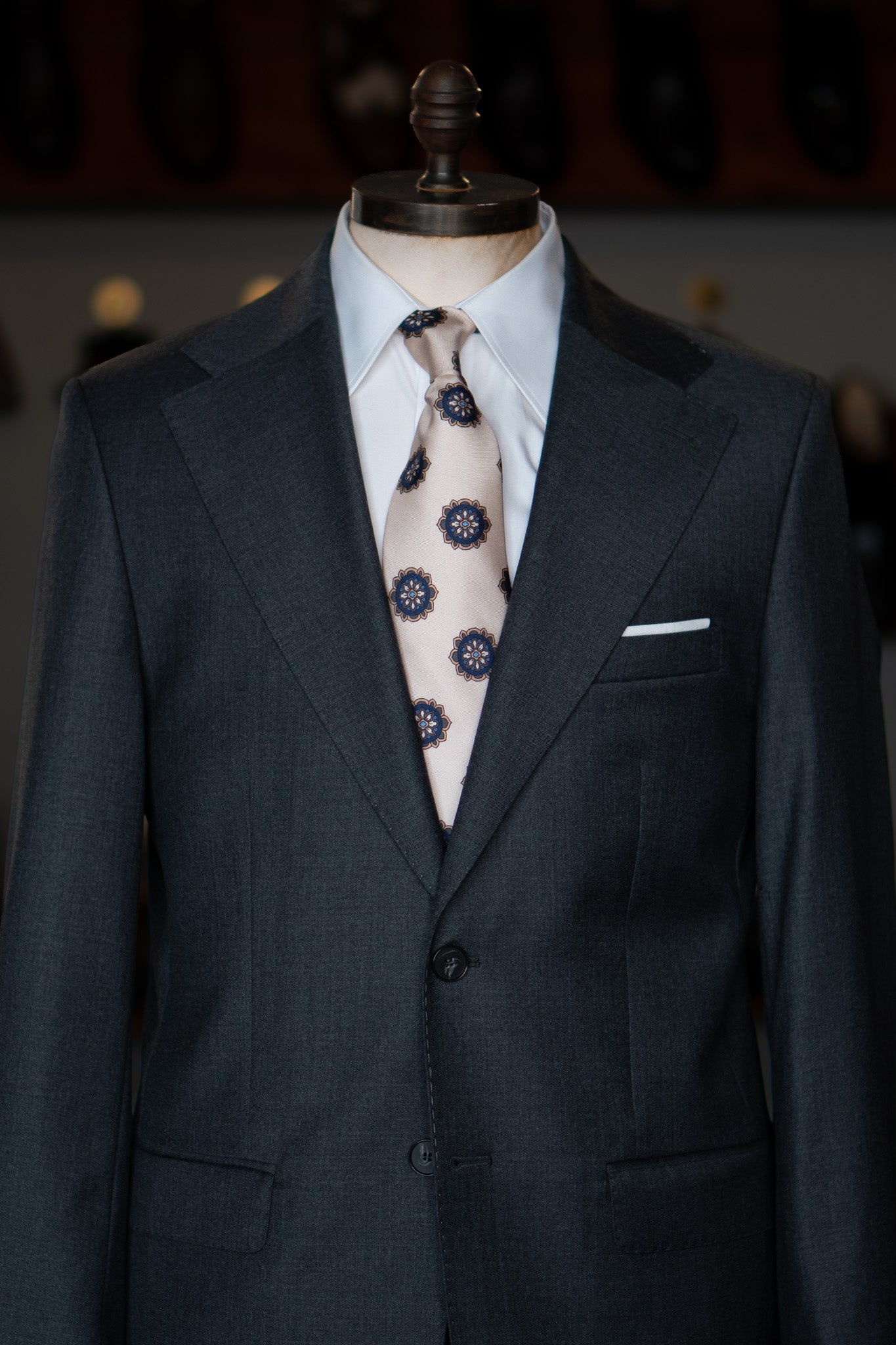 The Classic - Enkeltradet - VBC - Grey twill