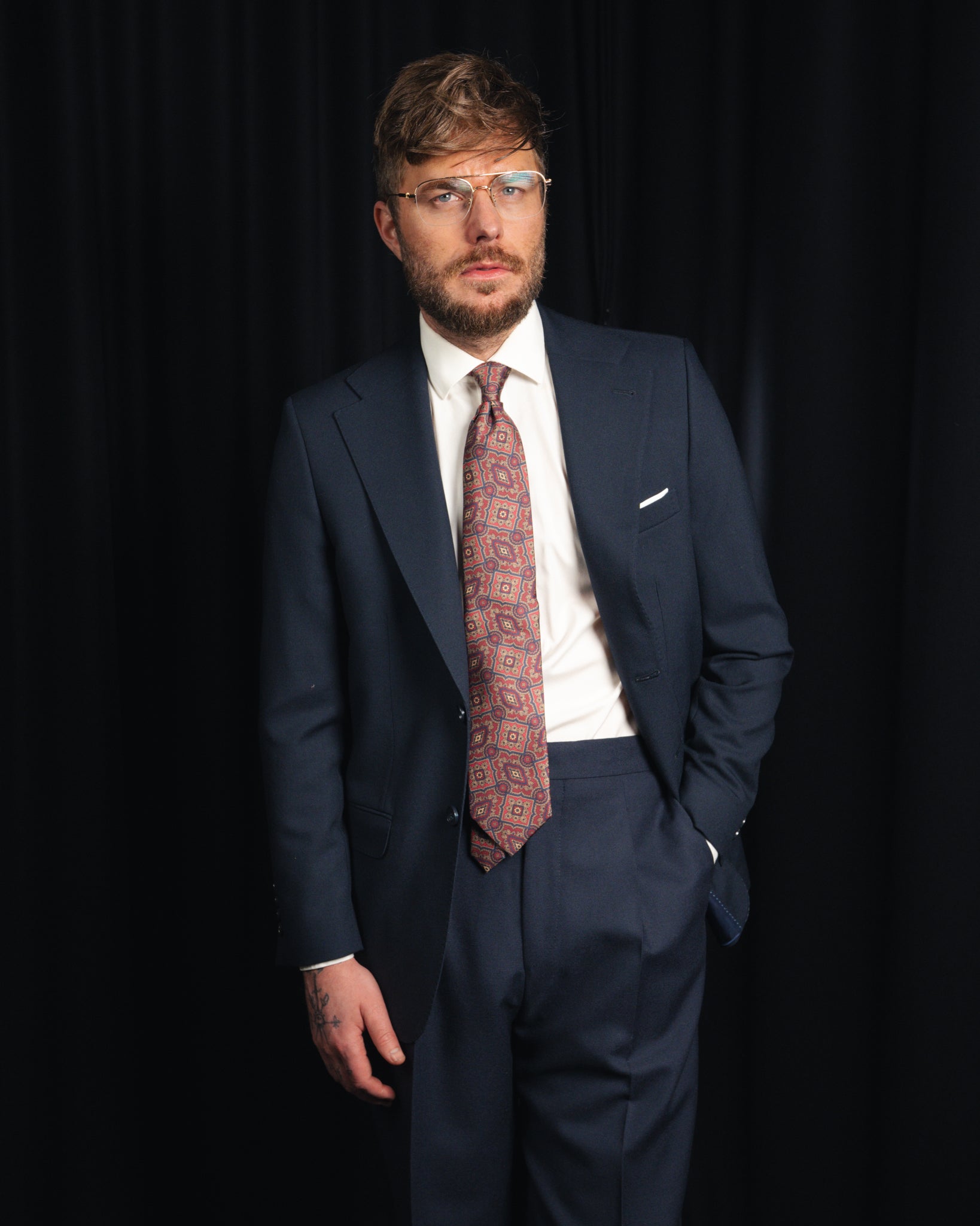 Josh - 4ply Uld - Rogna - Navy