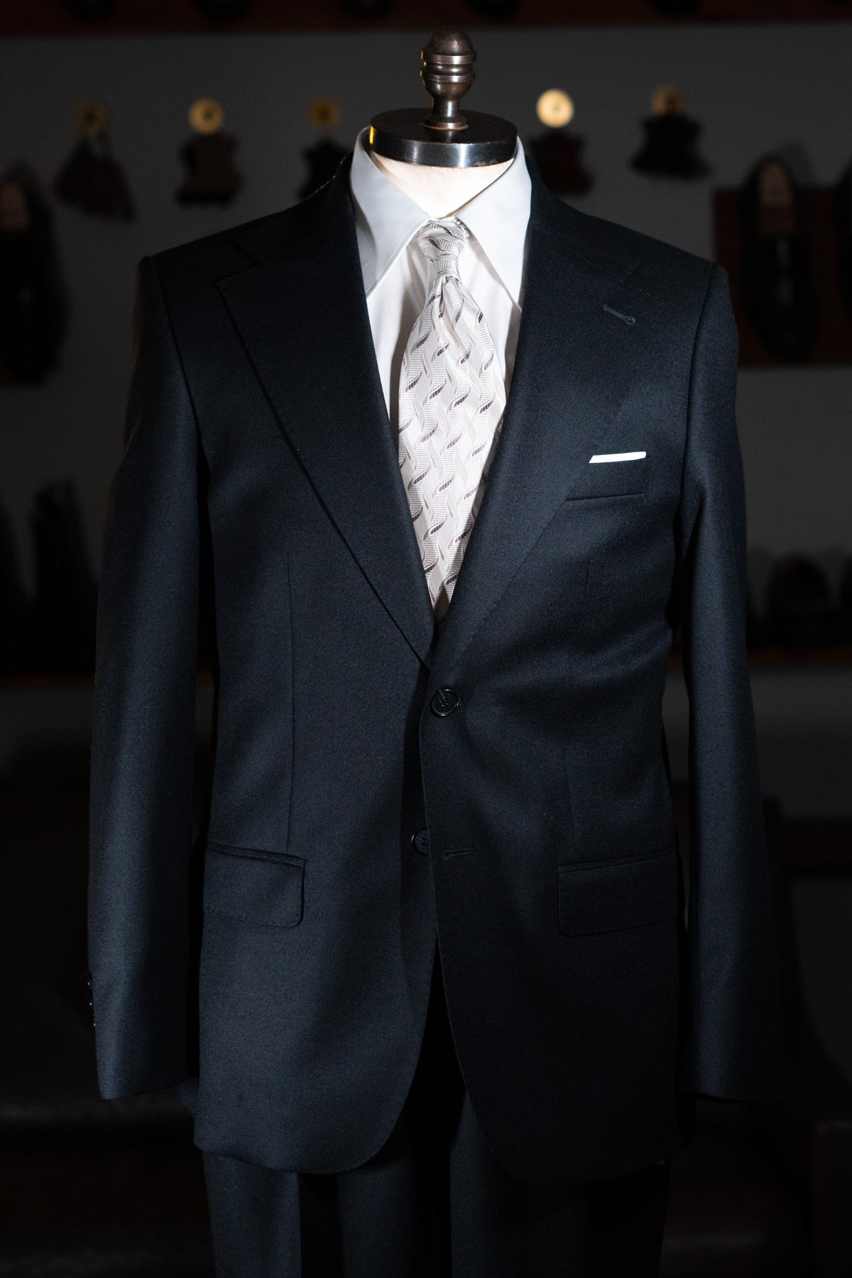 The Classic - Enkeltradet - Regular Fit - Flannel - Sort