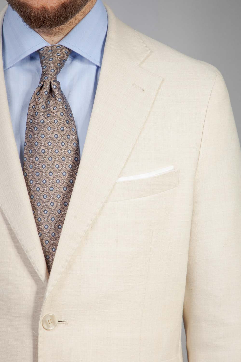 Roger - Wool/Linen - Ivory