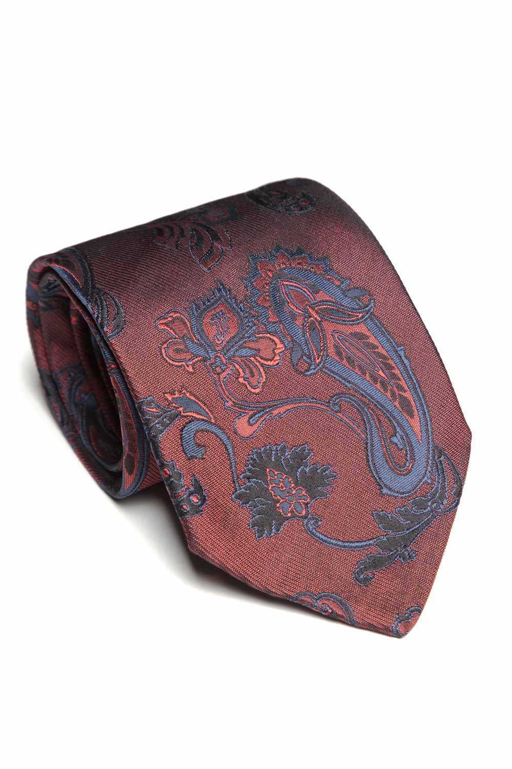 Tie - Silk - Bordeaux Persion