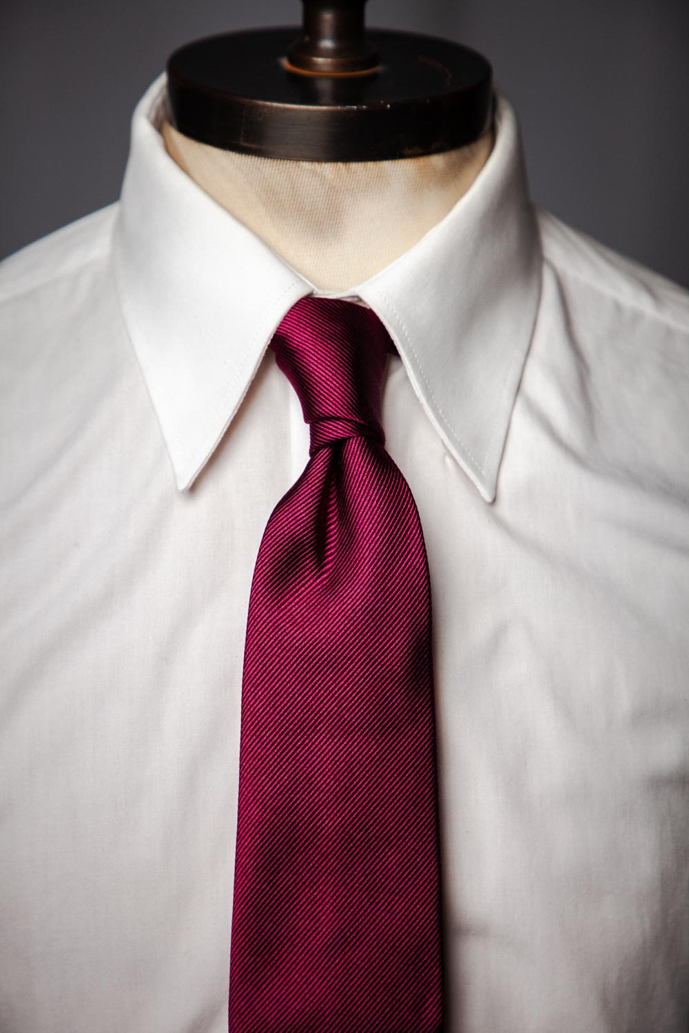 Tie – Silk – Bordeaux – Structure