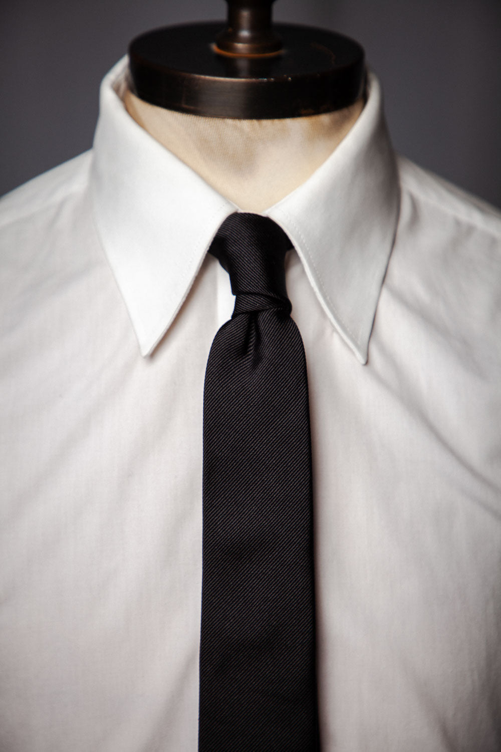 Tie – Silk – Black – Textured