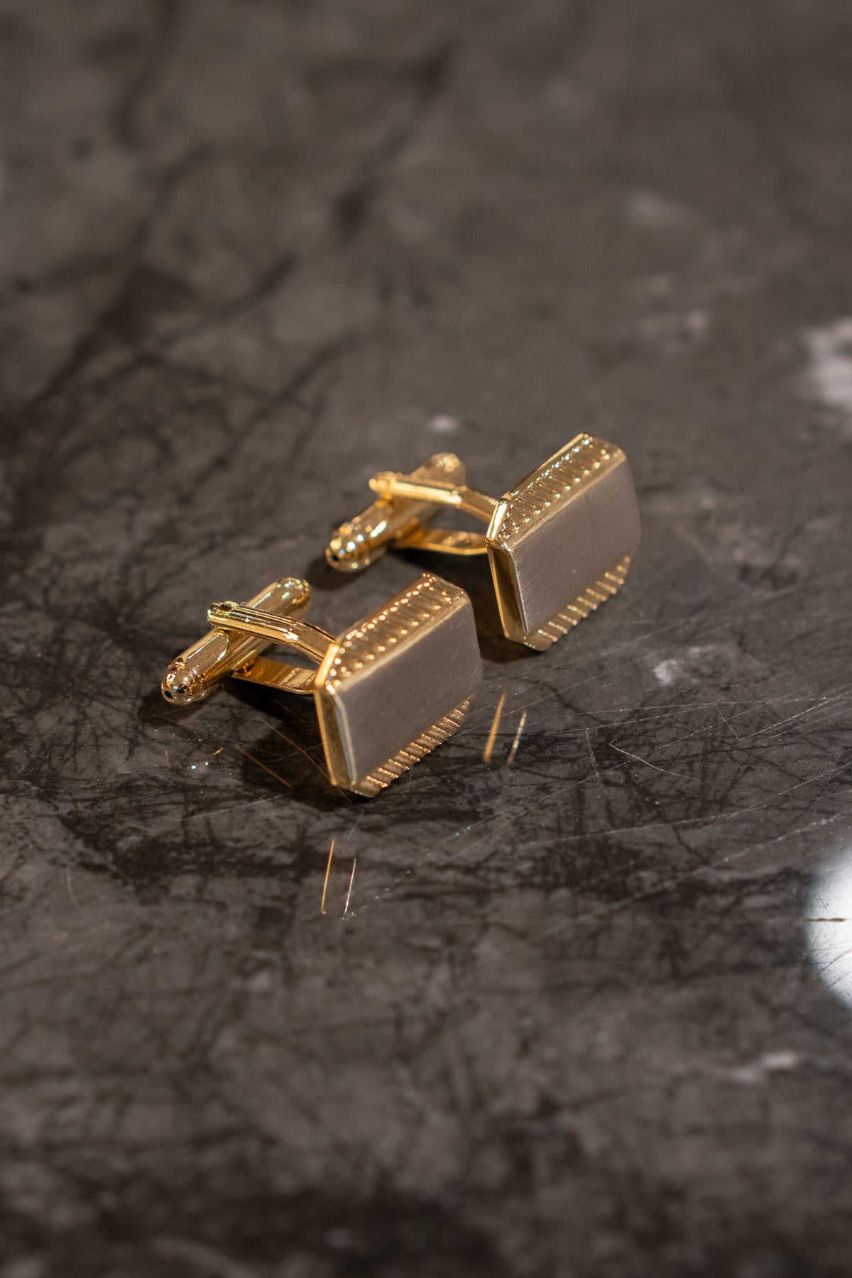 Cufflinks - Silver - Rose