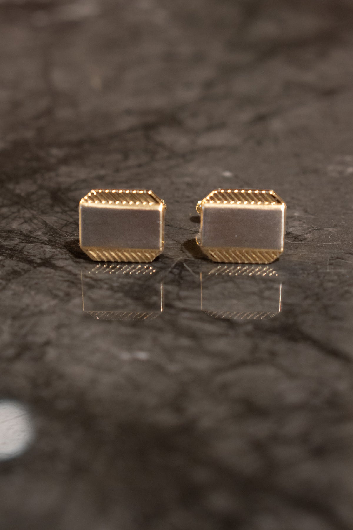 Cufflinks - Silver - Rose