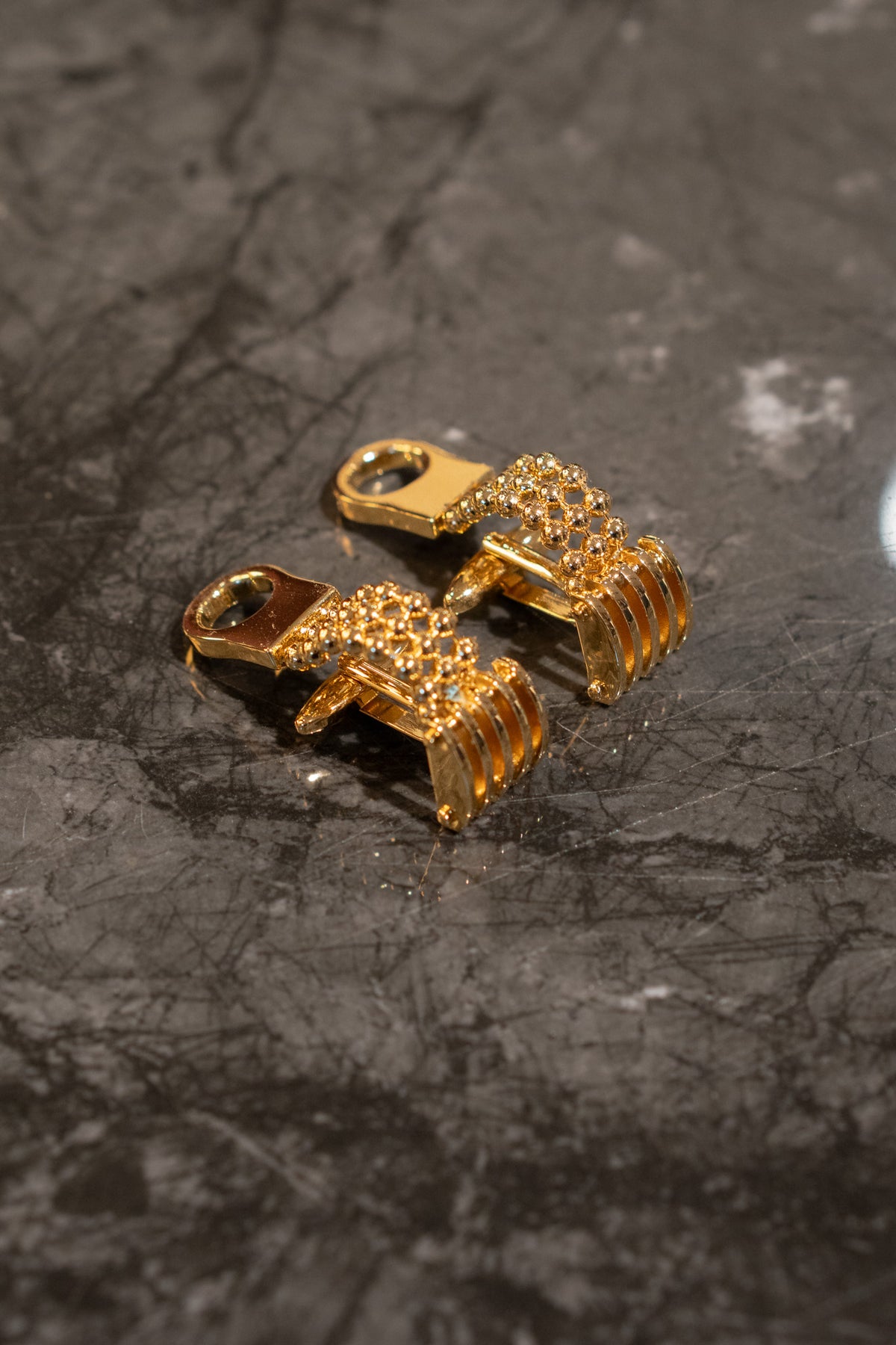 Cufflinks - Silver - Rose