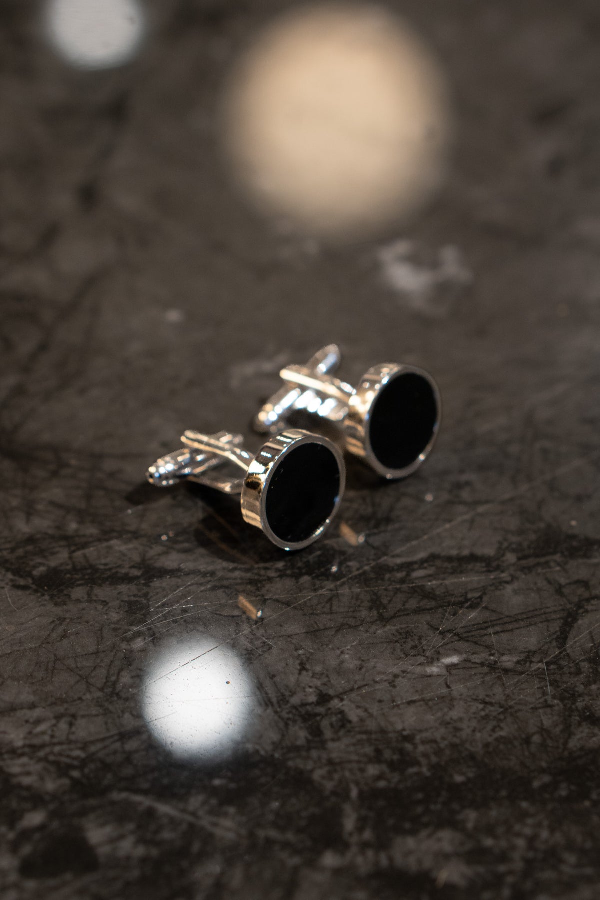 Cufflinks - Silver - Rose
