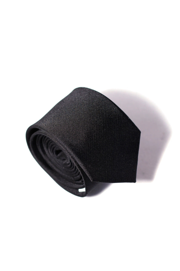 Tie – Silk – Black – Textured