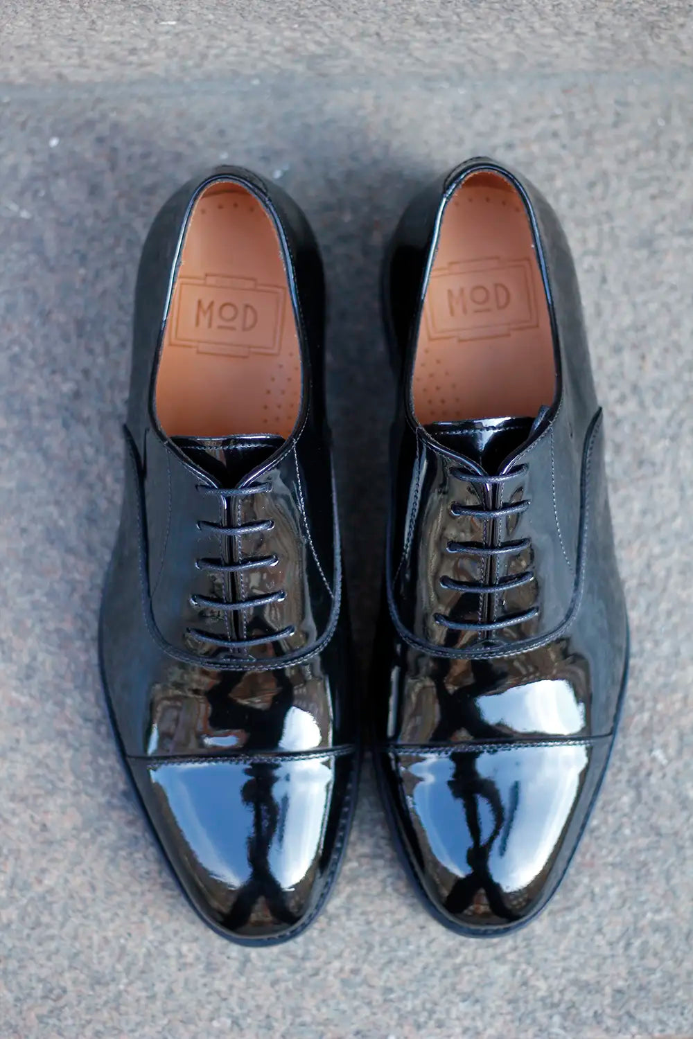 Oxford - Tuxedo - Leather - Black Patent