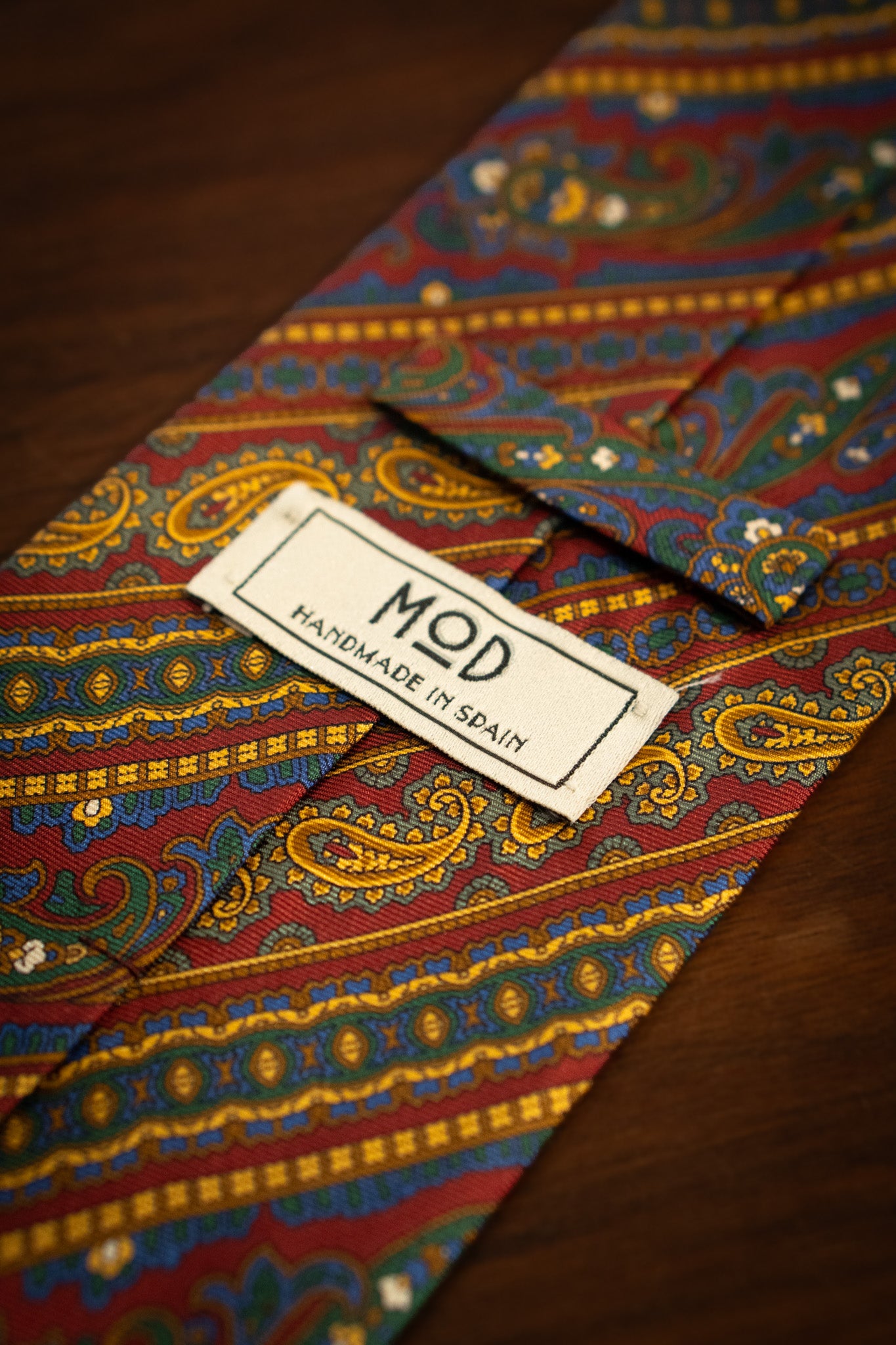 Tie - Silk - Navy striped - Italian