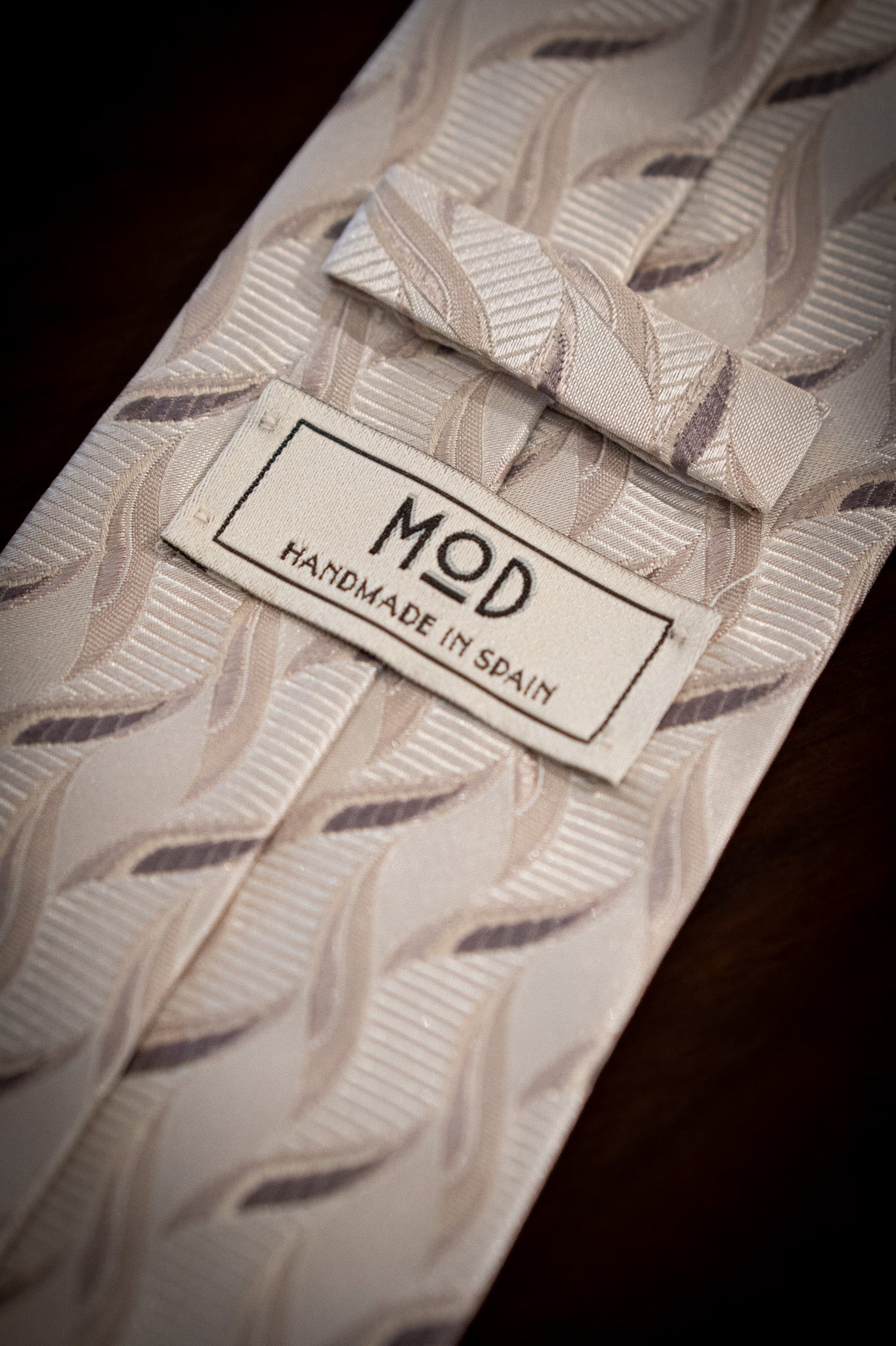 Tie - Silk - Navy striped - Italian