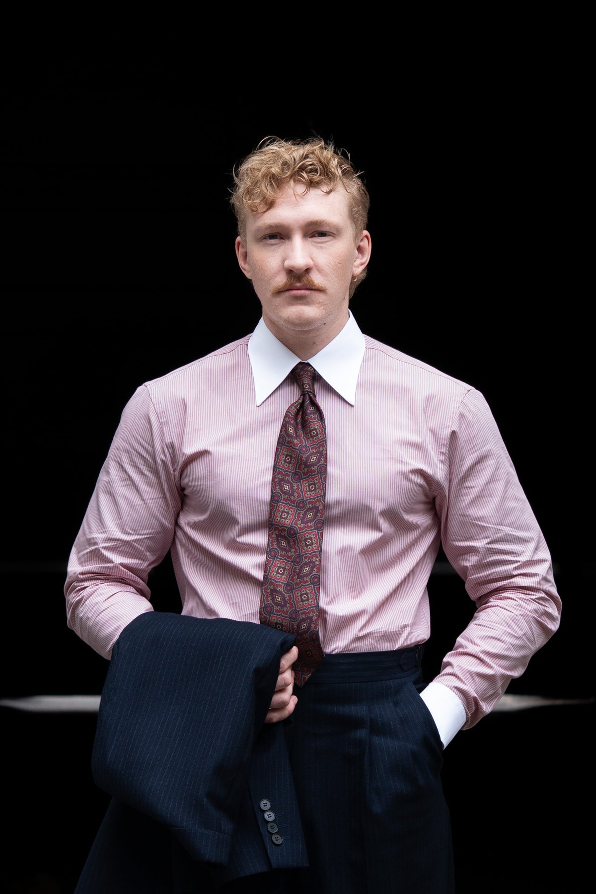 Ante - Poplin - Two Tone - MOD Krave - Rosa-strib