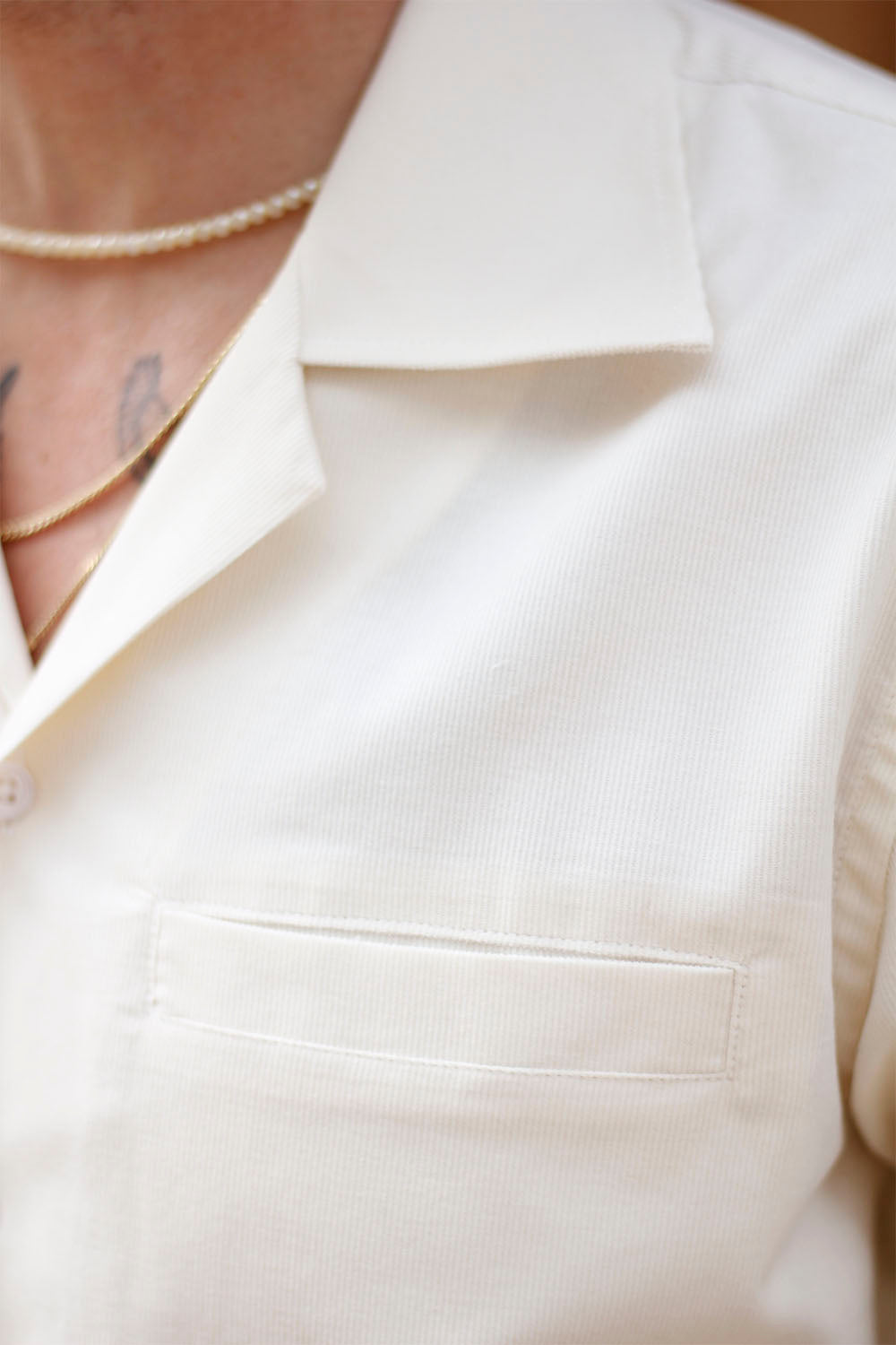Ante - Velvet - Short Sleeve - Cream - Revere