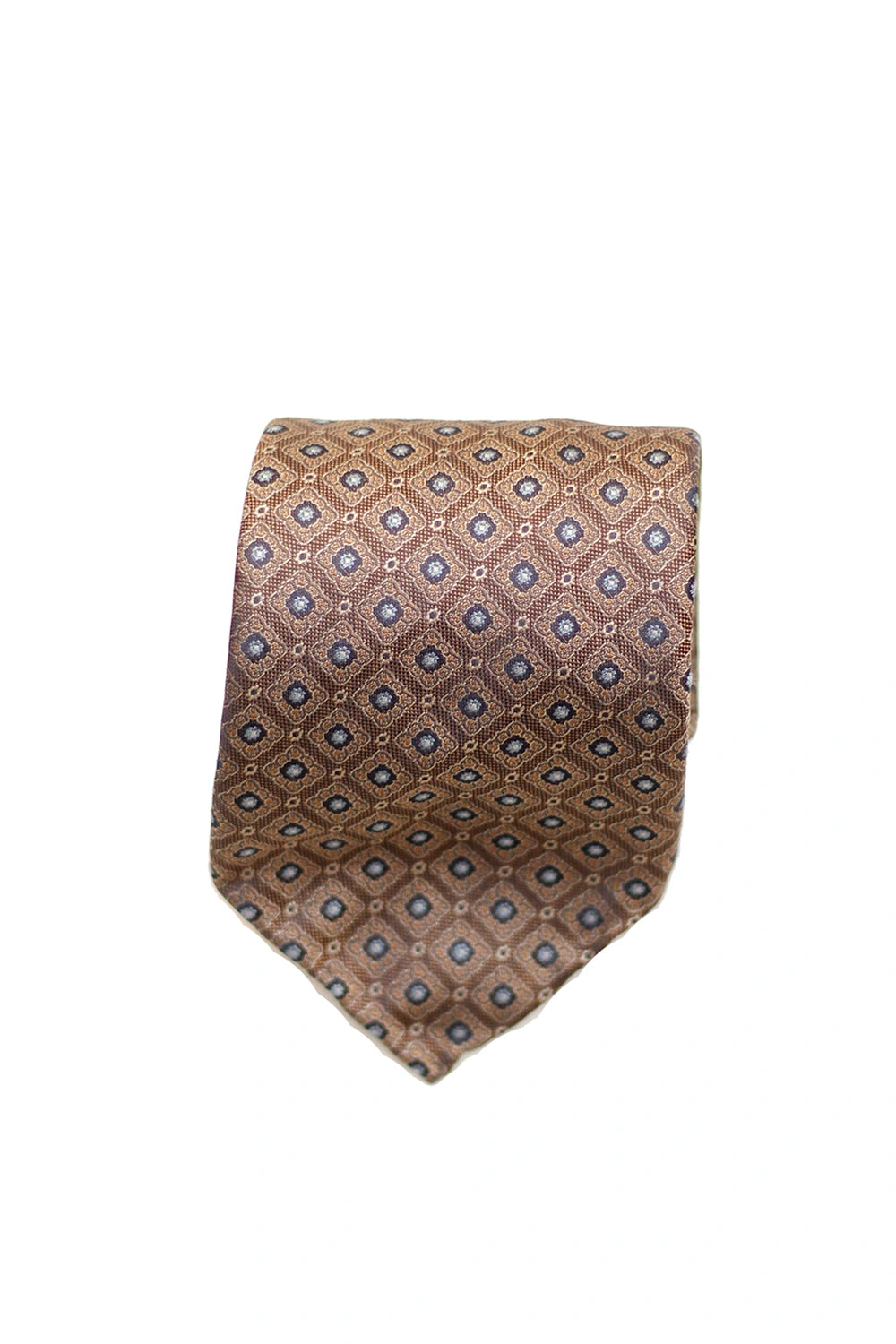 Tie - Silk - Brown Blue Renaissance