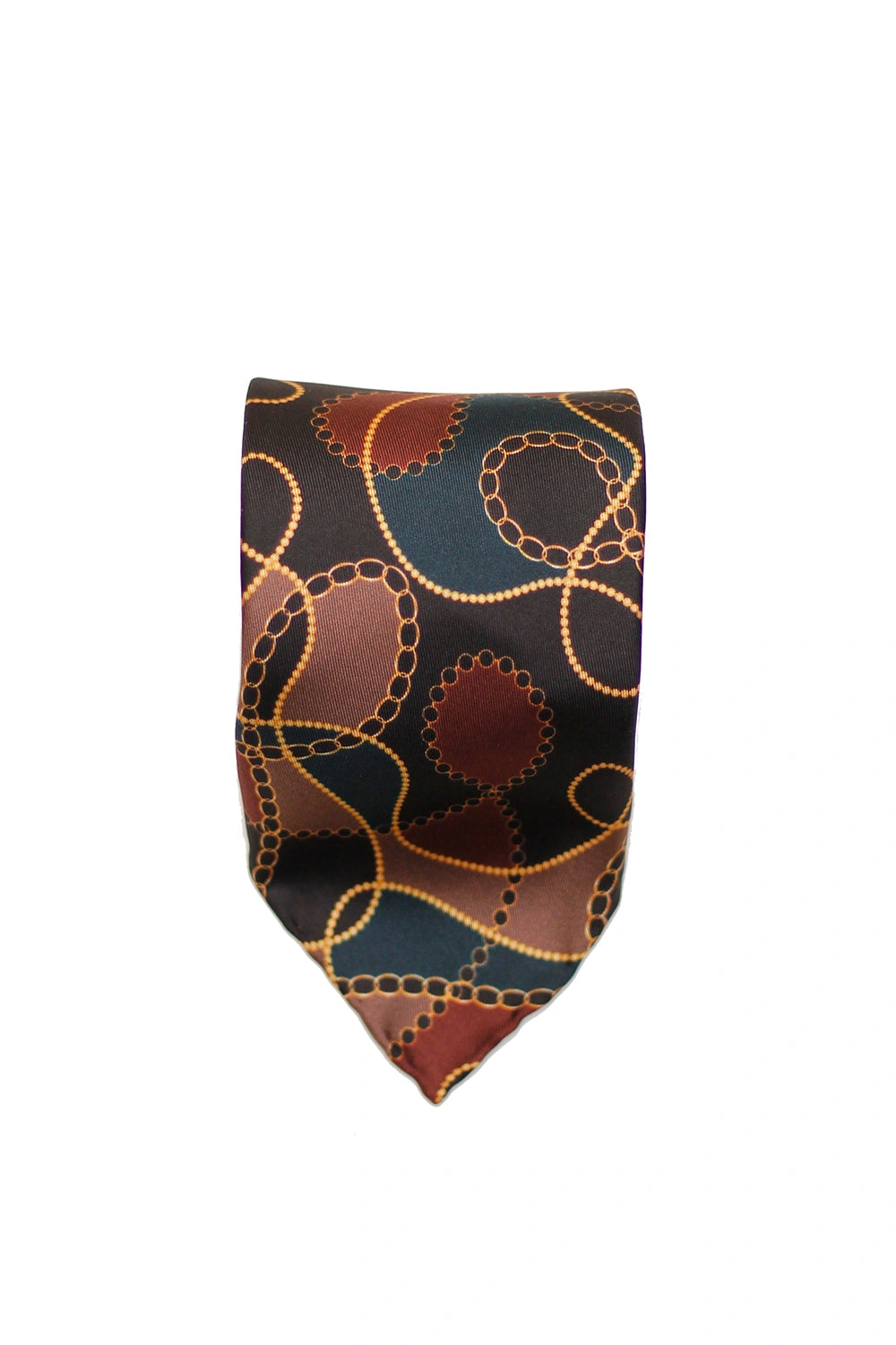 Tie - Silk - Brown Gold