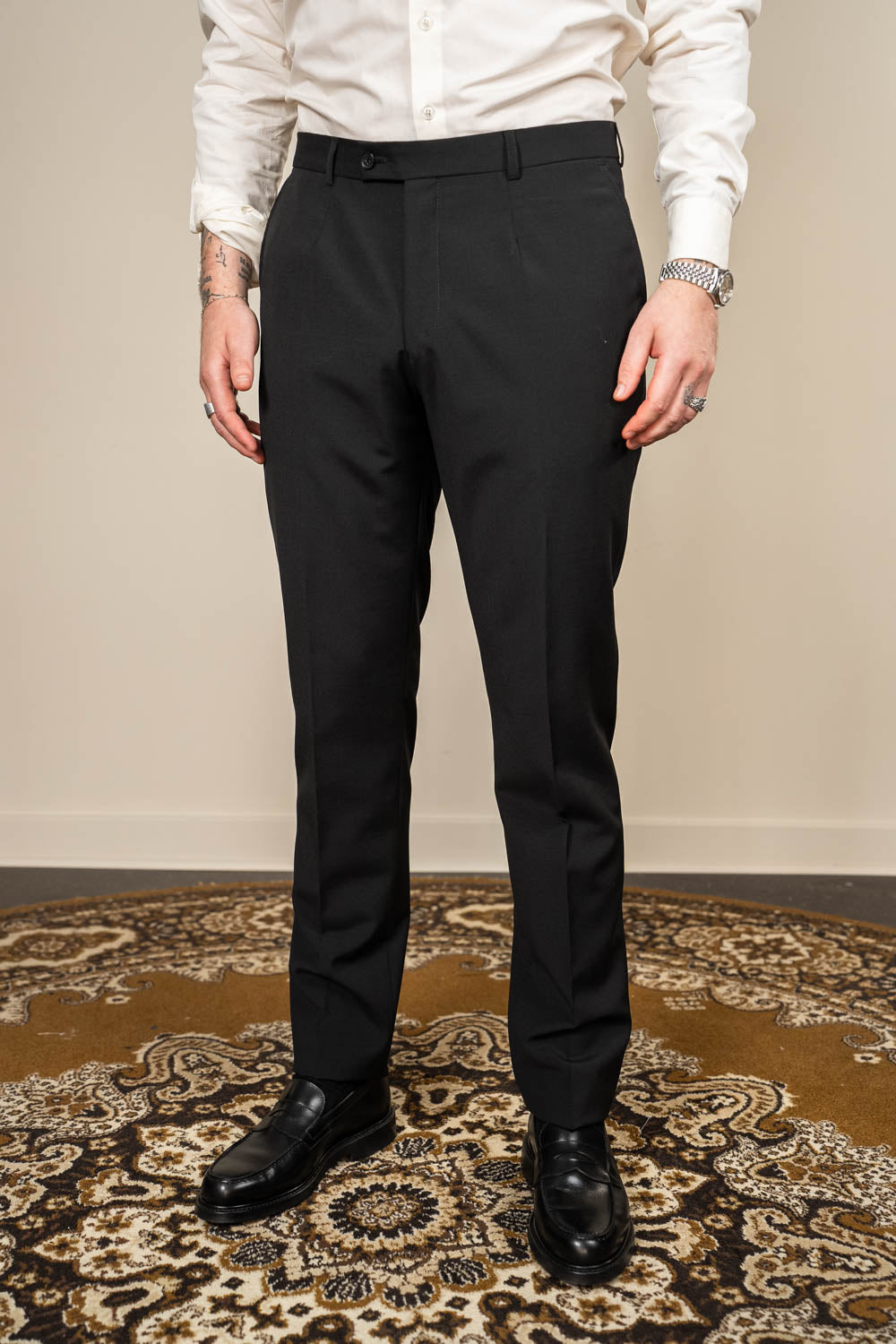 Anton - Wool - Black