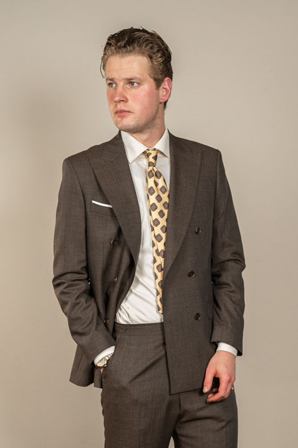 Donny - Wool - VBC - Brown Melange