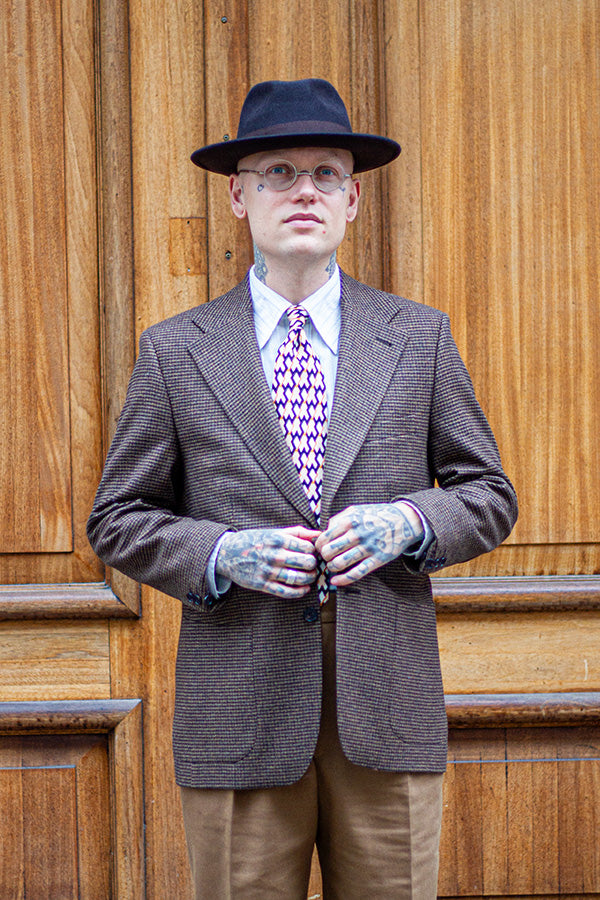 Josh - Houndstooth - Zoppi - Brun