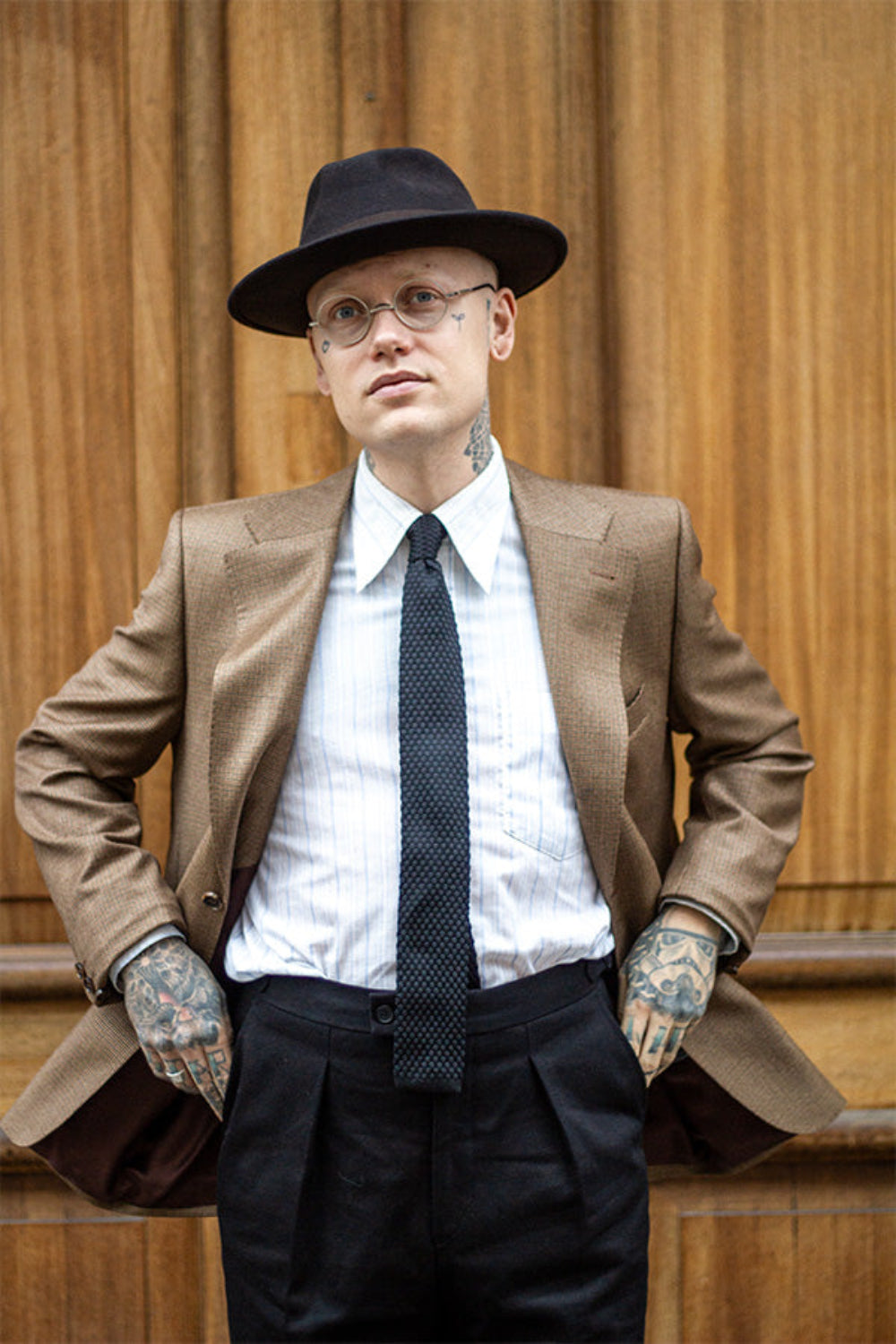 Josh - Pepitatern - Brun