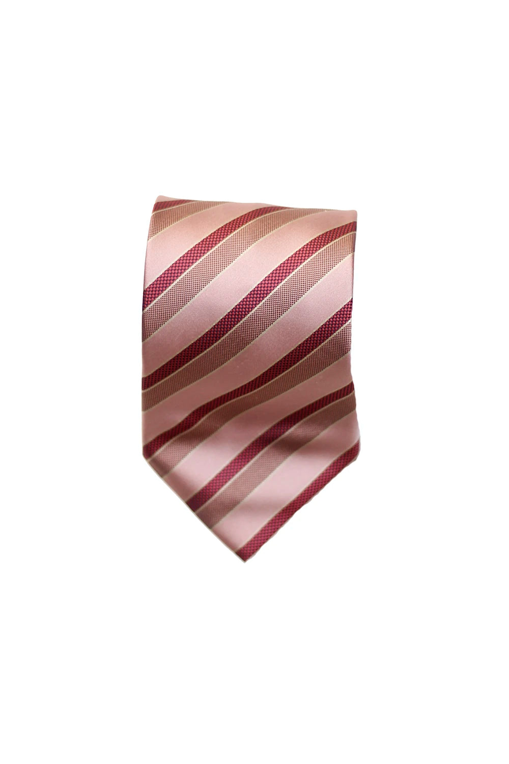 Tie - Silk - Pink stripes