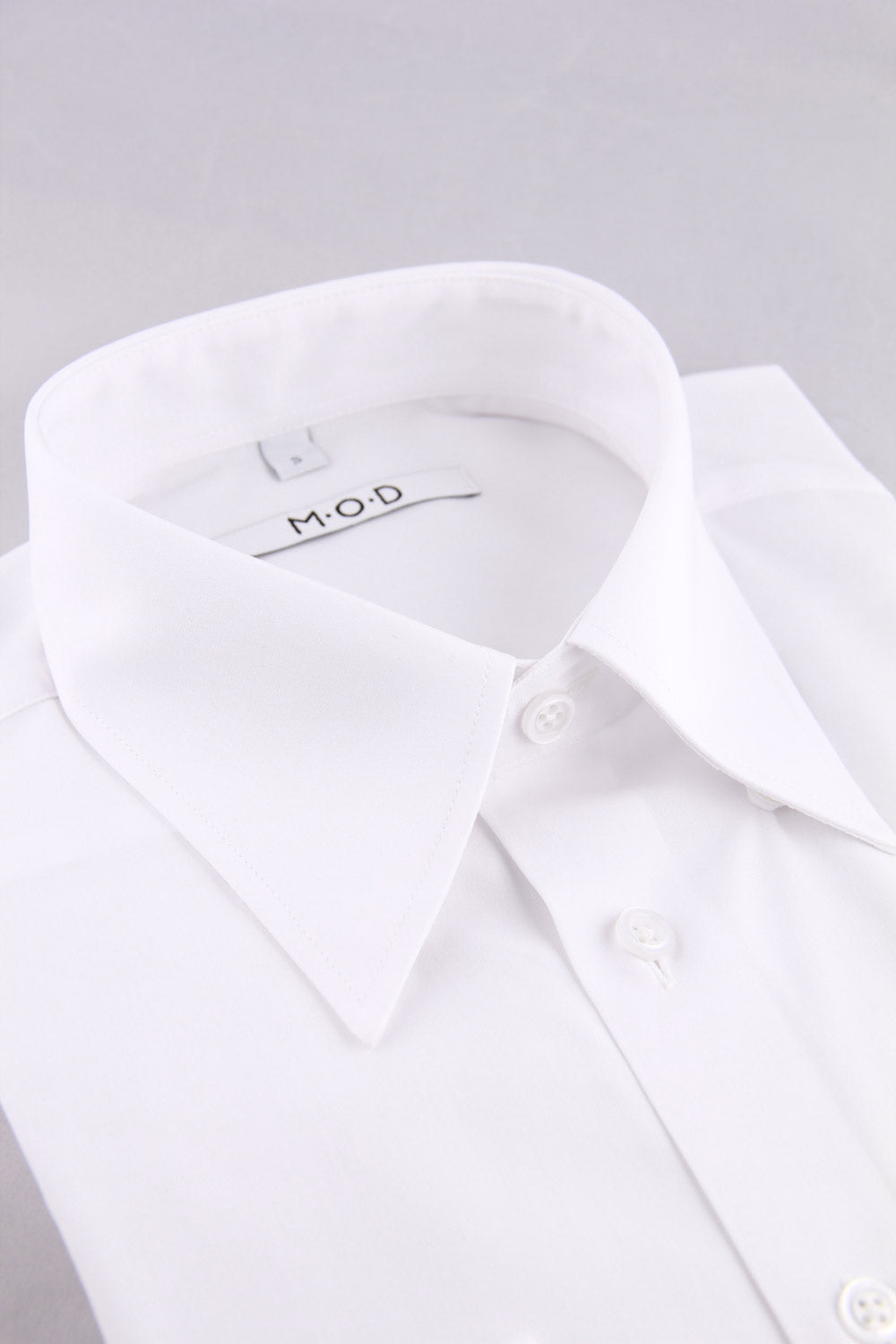 Antun - Poplin - MOD Collar - White
