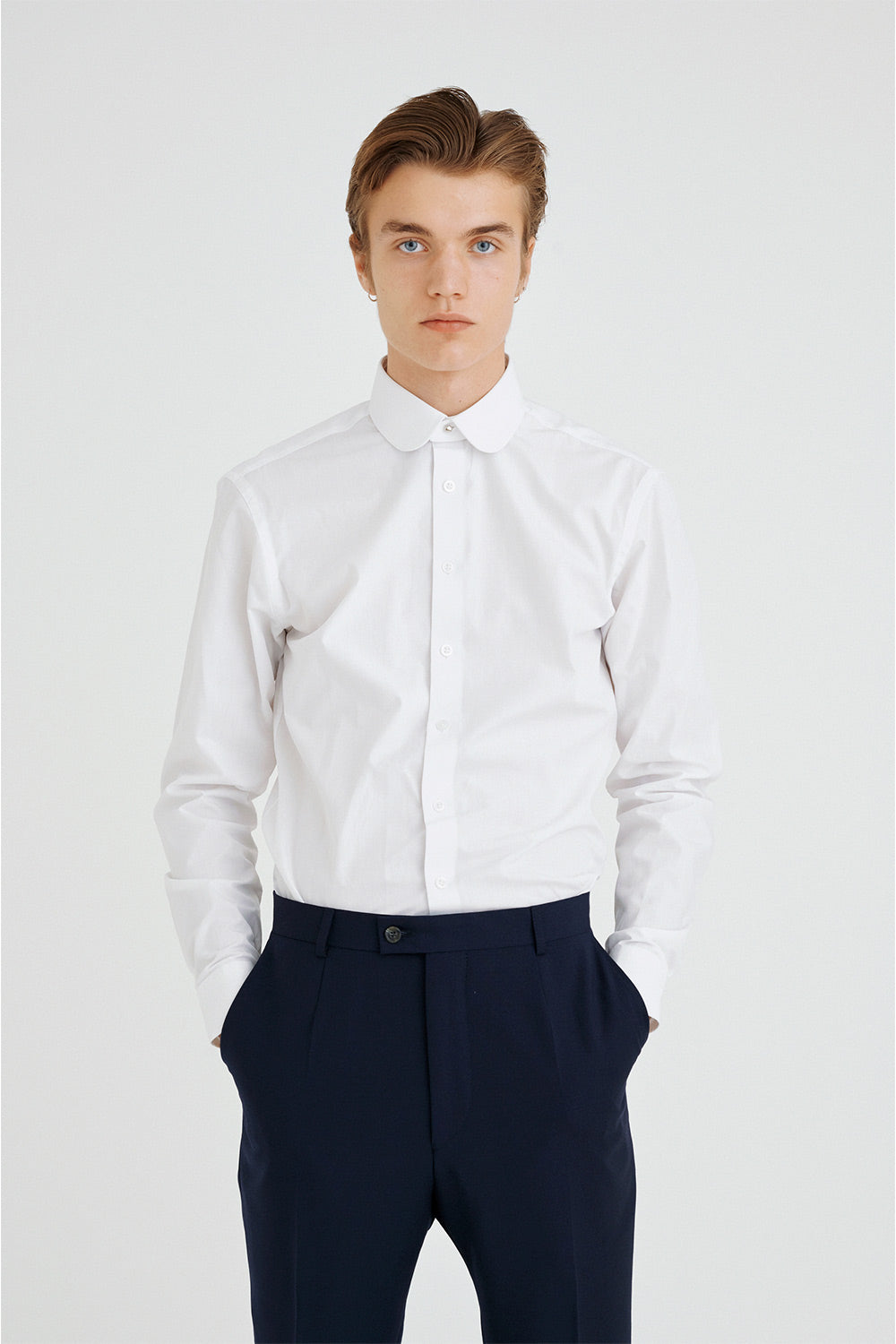 Ante - Poplin - Detachable Club Collar