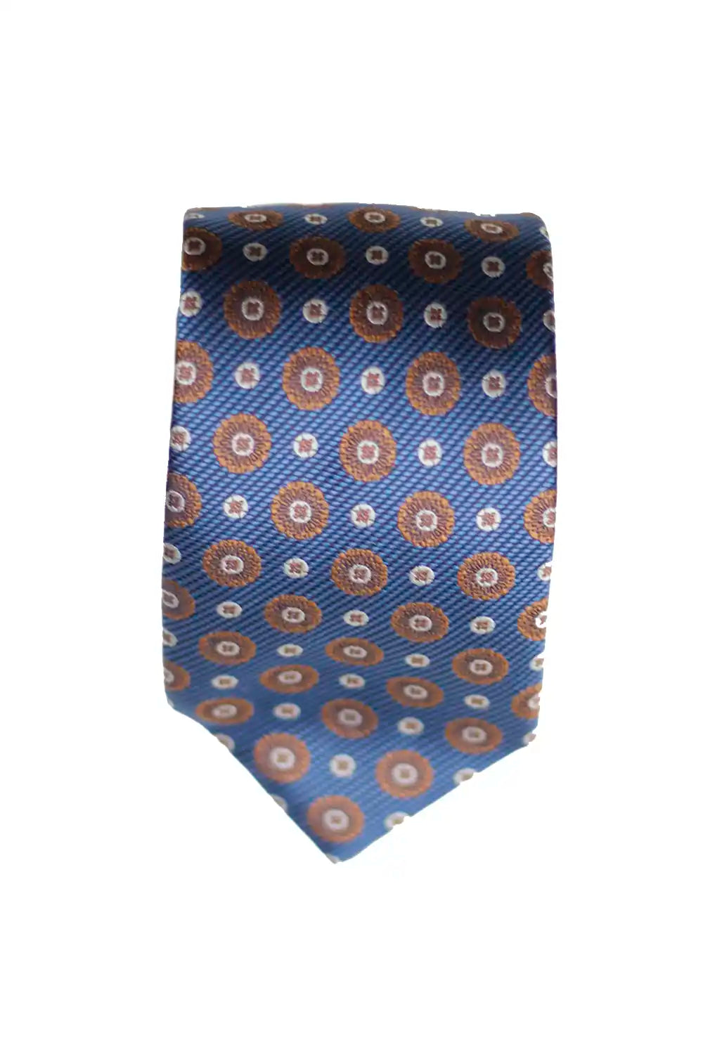 Tie – Silk - Blue/gold - Renaissance